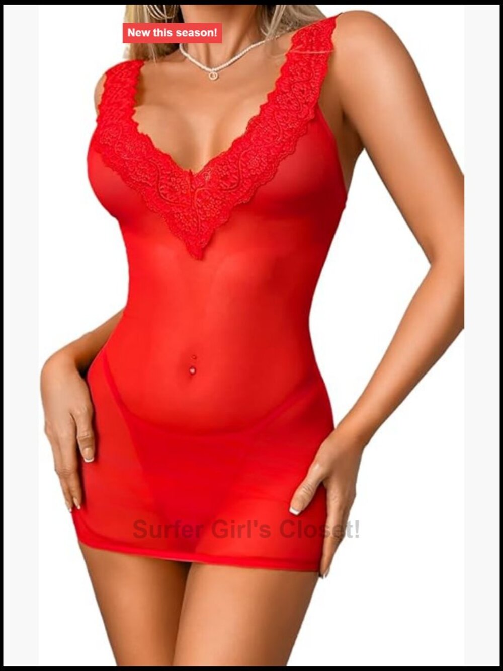 Sheer Lace Up Backless Mini Dress, Sexy Boudoir Chemise Lingerie, Date Night